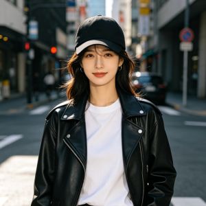 皮衣 + 帽子穿搭合集，风格百变又出彩